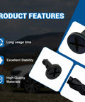 Close-up of 20Pcs Engine Bay Trim Panel Cover Plate Screw Clips Replacement For Cayenne 2003-2006 And 2008-2010 Fits 95557271000.