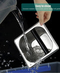 Stainless Steel Espresso Knock Box With Rubber Bar For Easy Coffee Grounds Disposal And Storing Under Most Espresso Machines