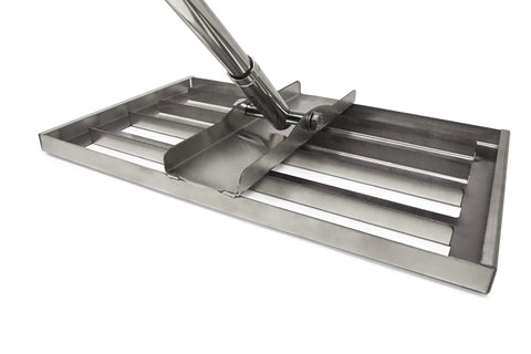 Stainless Steel Lawn Leveling Tool With Handle For Grass And Golf Field 18 Inch Rake To Kill Bumps And Create A Smooth Even Turf For A Pristine Yard Upgrade