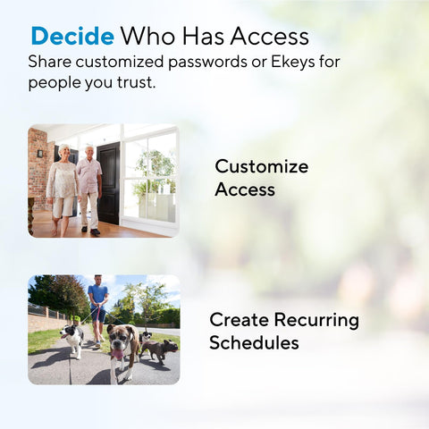 Top Shelf Z Wave Deadbolt Smart Lock Delivering Smooth Long Range Reach And Intuitive App Control for customizable access and pet care.