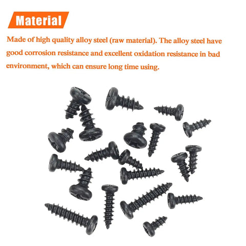 600 Piece Go-To Micro Phillips Screws Set For Laptops And Electronics In Ten Sizes M2 M2.3 M2.6 M3 Pan Head Self Tapping