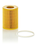Oil Filter Replacement HU 925/4Y Cartridge for Land Rover LR2 and Volvo S60, S80, V60, V70, XC60 with gasket ring, metal-free design.