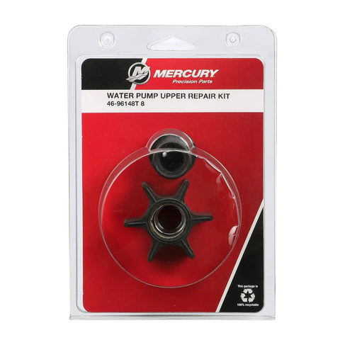 Packaging of Upper Water Pump Repair Kit For Mercury And Mariner Outboard Engines 4 Cylinder Through V6 65HP With Short Vane Impeller