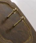 Solid Copper Cabinet Handle Square Pull for Wardrobe and Doors with bronze finish and mounting screws, minimalist style
