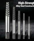 Get This Awesome 15 Piece Bolt Extractor Kit To Fix Broken Screws And Bolts Fast, Featuring Left Hand Drill Bits With Five Sizes Plus Backup Bits For Any Tough Job. Five alloy steel spiral drill bits