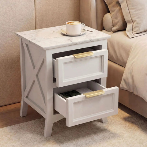 White dresser with gold No Drill Cabinet Finger Pulls 3.15 Inch Self Adhesive Edge Pulls 20 Pack Peel And Stick Drawer Handles