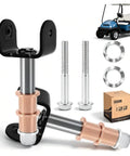 Front End King Pin Repair Kit For Club Car Precedent Golf Carts 2004 Up Replaces OEM 103638601 102287201 102288201 Pack Of 2 assembled parts