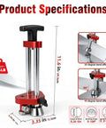 Sheet Metal Roller Pro Grade 1-Station Bender for Iron Aluminum Copper Stainless Steel with 0-100 Degree Bend Range, product specifications