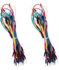 130 Pcs Solderless Flexible Breadboard Jumper Wires, Male to Male, Color-Coded, Durable Copper-Clad Steel Conductors, Multiple Lengths