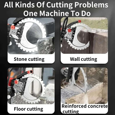 Heavy Duty Electric Concrete Ring Saw With 8900W Copper Motor And 3300 Rpm cutting stone, wall, floor, and reinforced concrete