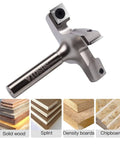 Pro Series Four Wing CNC Spoilboard Surfacing Router Bit Three Inch Cutting Diameter With One Half Inch Shank For Woodworking Milling Carbide Tipped Replaceable Blade Flat Slab Surface Tool