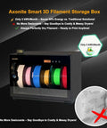 Keep Filaments Fresh With A 6 Spool Airtight Dry Box Humidity Control, Transparent Glass Door And Aluminum Alloy