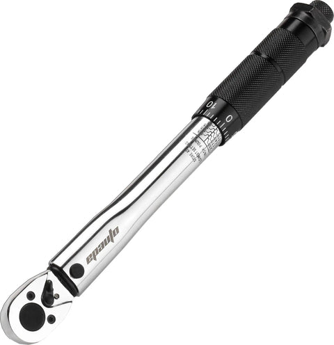 1/4 Inch Drive Click Torque Wrench For Pros With Dual Range Scale 20-200 Inch-Pounds (2.26-22.6 Nm) Rock Solid Cr-V Hardened Steel