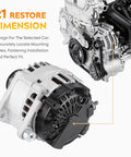 2.5L Alternator Replacement For Nissan Altima 2007 2013 Sentra 2007 2012 Rogue 2011 2013 Rogue Select 2014 2015, front view