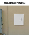 Heavy Duty Wall Mount Stainless Steel Electrical Junction Box Weatherproof Outdoor Power Distribution Enclosure installed outdoors