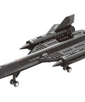 SR 71 Blackbird Jet Building Block Set For Kids And Adults, 184 Pieces, spy plane model blocks with realistic design