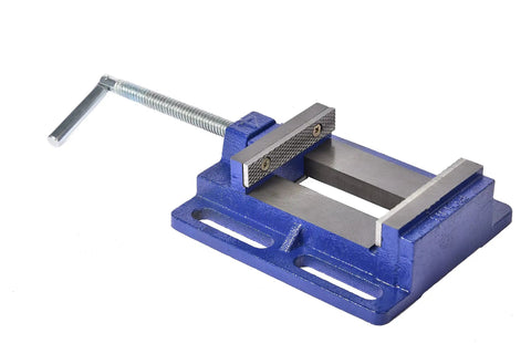 4 Inch Drill Press Vise For Light Duty Workbench 4.33 Inch Jaw Opening Hardened Steel Jaws Ideal For Woodworking And Metalworking
