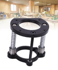 Aluminum Router Lift Base With Two Jaw Clamping Manual Lifting System And Crank Handle For 64-66mm with spring rods