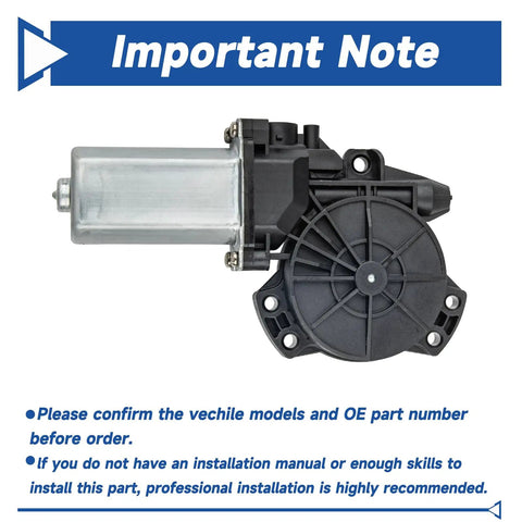Window Motor For Kia Optima 2011 2012 2013 2014 2015 Front Left Driver Side Replacement 824502T000 Direct Fit Durable Long Lasting Power Window Motor For Smooth Operation Plug And Play, front view