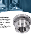 ER40 Collet Lathe Chuck Carbon Steel Heavy Duty Compact Replacement 80 mm Diameter For CNC Milling Machines Back Plate Mount