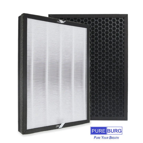 Replacement Filter Set For Aiper KJ200 And FAMREE FA500 Air Purifiers with H13 True HEPA and activated carbon filtration