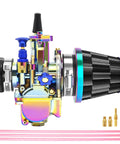 34mm Carburetor Kit With Air Filter Intake Manifold And Jets for 2T and 4T Engines 125cc to 250cc, side view