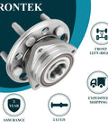 Front And Rear Wheel Bearing Hub Assembly With ABS Beefed Up 5 Lug For Cadillac XTS CTS Buick LaCrosse Regal Allure Chevrolet Equinox Malibu Impala GMC Terrain Saab 9 5