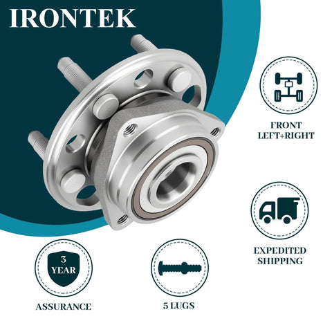 Front And Rear Wheel Bearing Hub Assembly With ABS Beefed Up 5 Lug For Cadillac XTS CTS Buick LaCrosse Regal Allure Chevrolet Equinox Malibu Impala GMC Terrain Saab 9 5