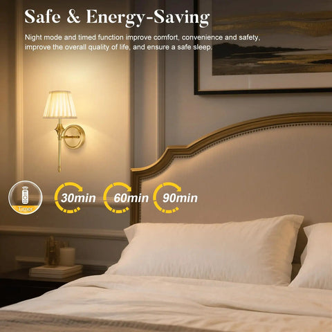 Rechargeable Battery Powered Wall Sconces Set Of Two With Dimmable Led Lights And Wireless Remote Usb C Charging Port For Living Rooms, featuring timer settings for bedtime.