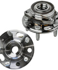Front Wheel Bearing Hubs And Brake Rotors Kit For Chevy Malibu Impala Equinox GMC Terrain Buick Regal LaCrosse Saab 9 5 Lug Includes 2 Front Rotors 2 Hub Bearings 24 Chrome Lug Nuts And 2 Socket Keys