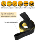 Heavy Duty Lift Sling Straps 10 Ft By 2 In Web Slings With 15,000 Lb Basket Capacity 2 Pack Tree Saver Recovery Winch Strap Yellow