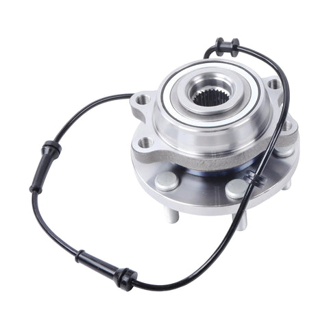 Close-up of 2 Pack Heavy Duty Wheel Bearing And Hub Assembly 515065 Replacement For Nissan Frontier Pathfinder Xterra Equator 4X4 With ABS 6 Lug Hub