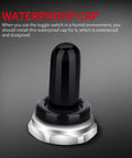 Heavy Duty Waterproof Toggle Switch 12V DC 30A 2 Pin ON Off SPST With Weatherproof Boot Cap Cover for protection