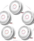 Hardwired Smoke And Carbon Monoxide Alarm With Battery Backup Smart Dual Sensor Guard installation in a circular arrangement.