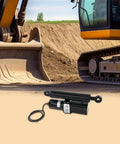 Tough As Nails DC 12V Hydraulic Motor Paired With A Heavy Duty Electric Linear Actuator for construction machinery use.