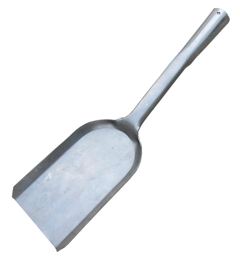 14 Inch Long Ash Shovel For Fireplaces And Stoves Heavy Gauge Steel One Piece Formed Construction Large Scoop Dust Pan