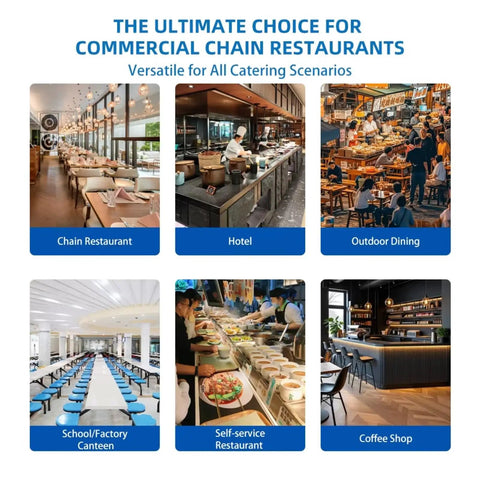 Pro No Frills Heavy Duty Commercial Dishwasher Freestanding Electric Hood Type Workhorse Stainless Steel Build Engineered For Restaurants Hotels And Nonstop Kitchens in various dining settings.