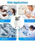 10 Gallon Oil-Free Air Compressor 1HP Ultra Quiet Vertical Steel Tank 115 PSI Industrial Grade in clinics, beauty salons, and labs.