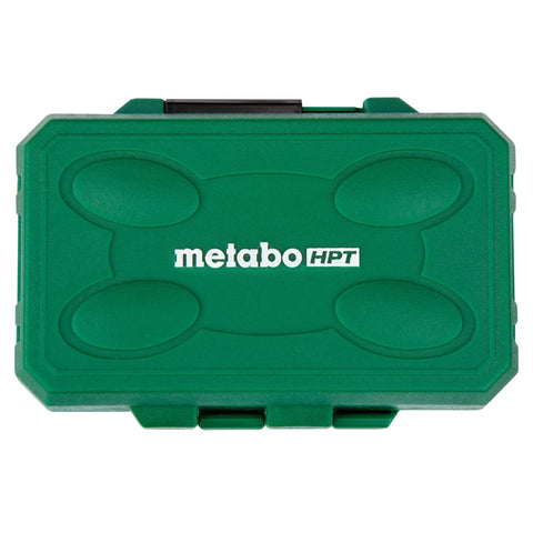 Green durable storage case for 31 Piece Drill And Drive Bit Set With 18 Insert Drive Bits, 7 Two Inch Power Bits, 5 Drill Bits And A Bit Holder
