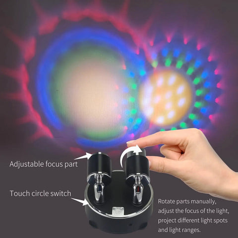 User adjusting LED Spotlight Battery Operated Light With Remote Control Dimmable Mini Accent Lighting for effect demonstration