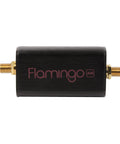 Cut Through Broadcast Noise With This Premium Am Bandstop Notch Filter Designed For Rtl Sdr Software Defined Radio Kits Blocking 300Khz To 1900Khz Dead Quiet With Sturdy Sma Links, black cylindrical design with SMA connectors.