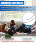 Two Pack S3003LWES Smoke Alarm Replacement Wire For 120V Alarms shown in package with family in background