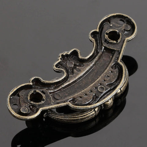Two Pack Vintage Antique Bronze Drawer Pull Handles For Drawers Jewelry Boxes Cabinets And Furniture Hardware Size 3.03 By 1.22 Inches