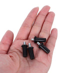 20 Pack Spring Loaded Cabinet Door Repair Pins Kit For Shutters And Hinges, Durable Plastic And Metal Construction, Quiet Operation, No Fuss Installation, Easy Fit For Furniture Hardware, Long Lasting Replacement Pins, black pins in hand