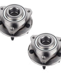 Pair of Front Wheel Bearing And Hub Assembly 513215 For 2004 To 2007 Chevy Malibu And Pontiac G6 5 Lug Non ABS Front Axle
