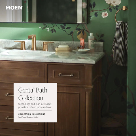Genta Chrome Single Handle One Hole Modern Bathroom Faucet With Optional Deck Plate For A Sleek Laminar Water Stream from high arc spout