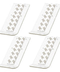 Hands Free Cabinet Door Opener Foot Pull Adhesive Toe Kick 4 Pack No Touch Access for easy installation with 3M adhesive backing.