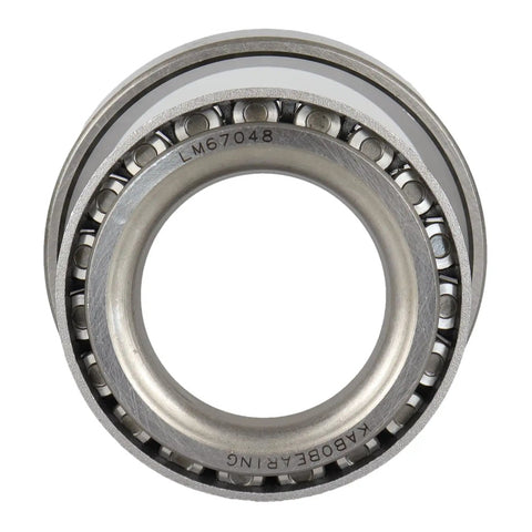 Close-up of tapered chrome steel bearing from Trailer Wheel Hub Bearing Kit For One And A Quarter Inch And Three Quarter Inch Axles