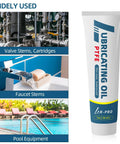 Five Pack General Purpose Silicone Sealant Lubricant For Pools 1 Oz Tubes Waterproof Silicone Grease for valves, faucets, pools.