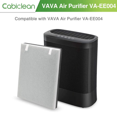 Vital 100 Replacement Filter For Levoit Vital 100 And VAVA VA-EE004 Air Purifier with VAVA VA-EE004 appliance next to filter